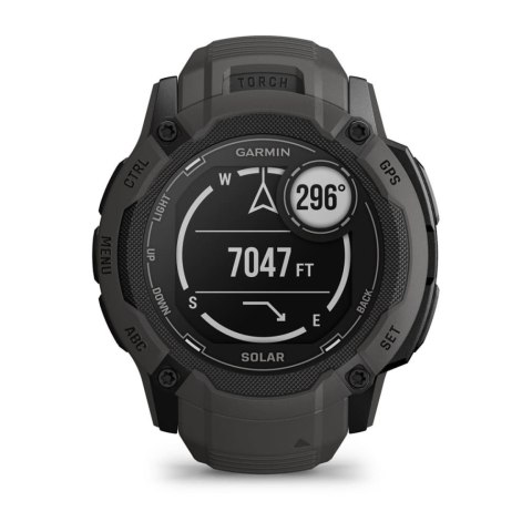 Garmin Instinct 2X Solar 2,79 cm (1.1") MIP 50 mm Cyfrowy 176 x 176 px Ekran dotykowy Grafitowy GPS