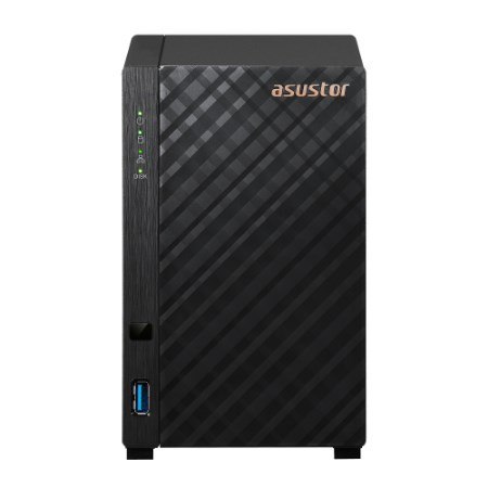 Asustor AS1202T serwer danych NAS Tower Realtek 1 GB DDR4 0 TB ADM Czarny
