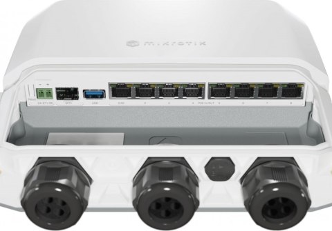 Router Mikrotik RB5009UPr+S+OUT Total Ethernet  Ports:9; Architecture:ARM 64bit; CPU core:4