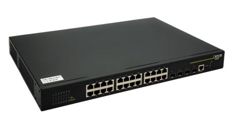 S4600-28X-P-SI - Managed L2 PoE Access Switch 24x10/100/1000Base-T with PoE+ (370W) + 4x1/10GBase-X SFP+, AC Power Supply, 0° +5