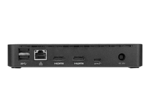 Stacja dokująca Universal DisplayLink USB-C Dual 4K z wyjściami HDMI x2 i zasilaczem 65 W | Ethernet LAN
