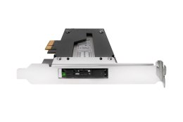 Kontroler pamięci masowej ICY Dock ToughArmor MB840M2P-B - Karta M.2 NVMe - PCIe 3.0 x4 - 1 nadajnik/kanał - Srebrny