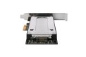 Kontroler pamięci masowej ICY Dock ToughArmor MB840M2P-B - Karta M.2 NVMe - PCIe 3.0 x4 - 1 nadajnik/kanał - Srebrny