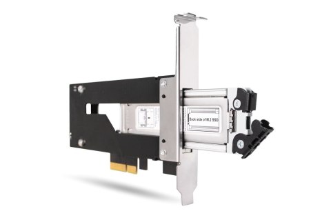 Kontroler pamięci masowej ICY Dock ToughArmor MB840M2P-B - Karta M.2 NVMe - PCIe 3.0 x4 - 1 nadajnik/kanał - Srebrny
