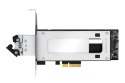 Kontroler pamięci masowej ICY Dock ToughArmor MB840M2P-B - Karta M.2 NVMe - PCIe 3.0 x4 - 1 nadajnik/kanał - Srebrny