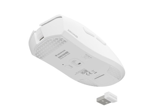 MYSZ DLA GRACZY GENESIS ZIRCON 880 BEZPRZEWODOWA 12000DPI BIAŁA GAMINGOWA