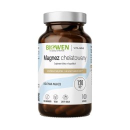 BIOWEN Magnez chelatowany- Diglicynian- 100kaps.