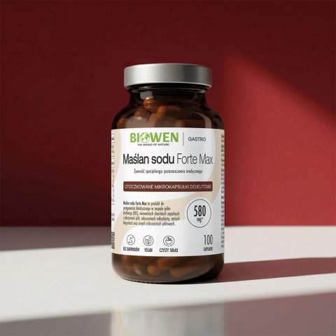 BIOWEN Maślan sodu 580 mg - 100 kapsułek dojelitowych