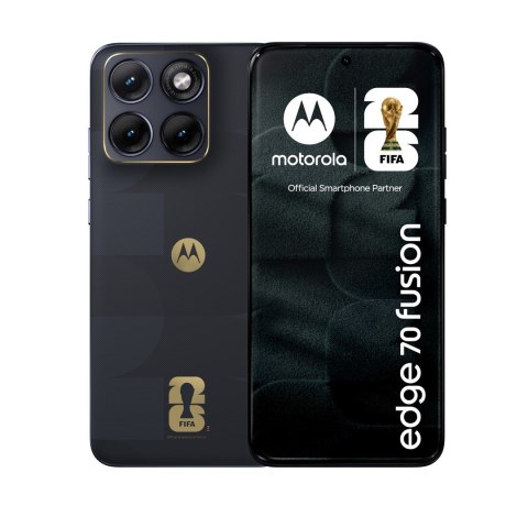 Motorola edge 70 fusion FIFA Edition 17,2 cm (6.78") Dual SIM Android 16.0 5G USB Type-C 8 GB 256 GB 5200 mAh Czarny