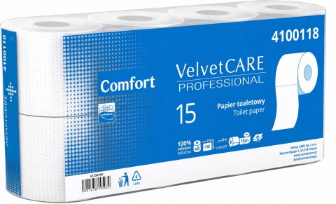 Papier Toaletowy VELVET CARE Professional Comfort 2W 15m - 32 Rolki