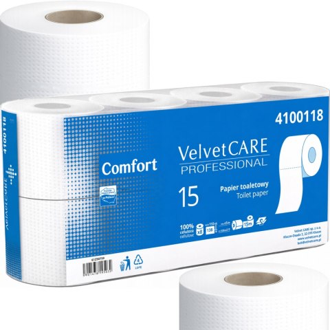 Papier Toaletowy VELVET CARE Professional Comfort 2W 15m - 32 Rolki