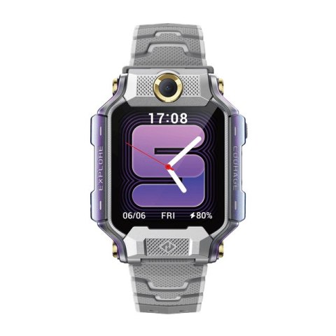 Imoo Watch Phone X10 4,06 cm (1.6") AMOLED 45 mm Cyfrowy 320 x 360 px Ekran dotykowy Szary Wi-Fi GPS