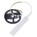 KX4943_1 Taśma LED na baterie USB czujnik ruchu 1M zimny biały BATERIE