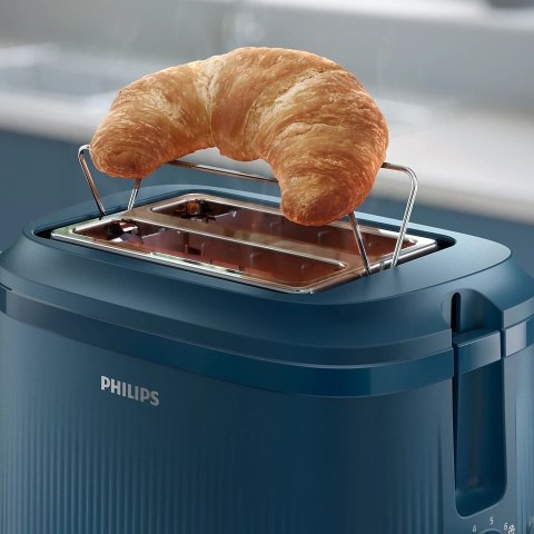 Philips Toster Philips serii 3000 HD2511/70, 8 ustawień, 2-gniazdowy, podgrzewacz do bułek | Philips