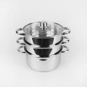 Garnek do gotowania na parze 3L, 20cm MR-2900-20 MAESTRO