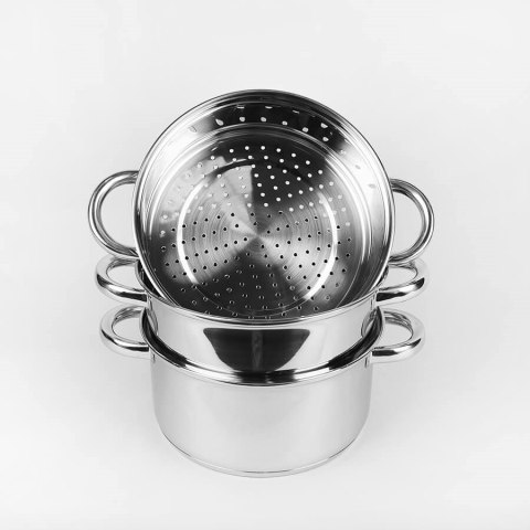 Garnek do gotowania na parze 3L, 20cm MR-2900-20 MAESTRO