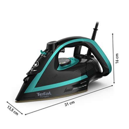 TEFAL TEFAL | FV8066E0 | Żelazko | Żelazko parowe | 3000 W | Pojemność zbiornika na wodę 270 ml | Stała para 50 g/min | Wydajność pary