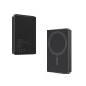 GEMBIRD POWERBANK Z ŁADOWANIEM BEPRZEWODOWYM 15W 5000MAH, CZARNY
