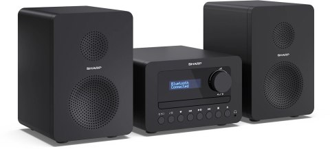Sharp Sharp XL-B520D(BK) Tokyo Hi-Fi Micro System 2.0, FM/DAB/DAB+/USB, CD, Bluetooth 5.0, Aux-in, czarny | Sharp | Tokyo Hi-Fi Micro 
