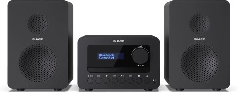 Sharp Sharp XL-B520D(BK) Tokyo Hi-Fi Micro System 2.0, FM/DAB/DAB+/USB, CD, Bluetooth 5.0, Aux-in, czarny | Sharp | Tokyo Hi-Fi Micro 