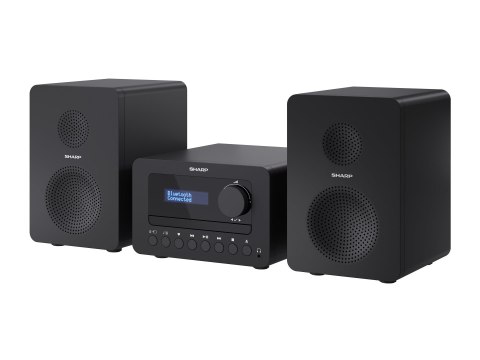 Sharp Sharp XL-B520D(BK) Tokyo Hi-Fi Micro System 2.0, FM/DAB/DAB+/USB, CD, Bluetooth 5.0, Aux-in, czarny | Sharp | Tokyo Hi-Fi Micro 