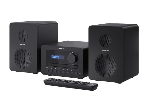 Sharp Sharp XL-B520D(BK) Tokyo Hi-Fi Micro System 2.0, FM/DAB/DAB+/USB, CD, Bluetooth 5.0, Aux-in, czarny | Sharp | Tokyo Hi-Fi Micro 