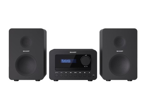 Sharp Sharp XL-B520D(BK) Tokyo Hi-Fi Micro System 2.0, FM/DAB/DAB+/USB, CD, Bluetooth 5.0, Aux-in, czarny | Sharp | Tokyo Hi-Fi Micro 