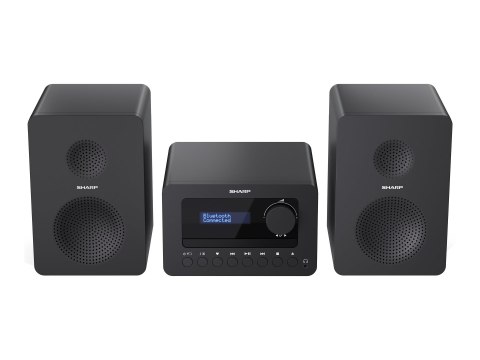 Sharp Sharp XL-B520D(BK) Tokyo Hi-Fi Micro System 2.0, FM/DAB/DAB+/USB, CD, Bluetooth 5.0, Aux-in, czarny | Sharp | Tokyo Hi-Fi Micro 