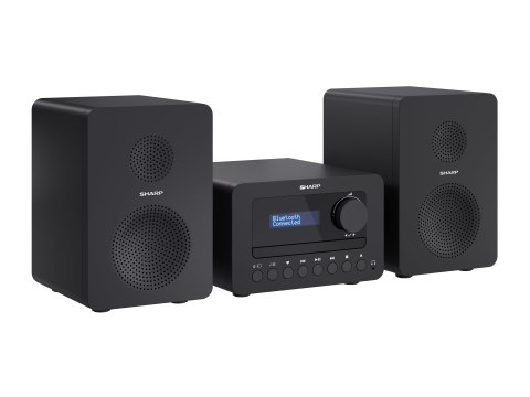 Sharp Sharp XL-B520D(BK) Tokyo Hi-Fi Micro System 2.0, FM/DAB/DAB+/USB, CD, Bluetooth 5.0, Aux-in, czarny | Sharp | Tokyo Hi-Fi Micro 
