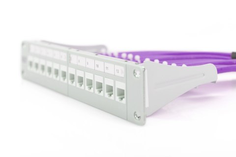 Digitus Kabel instalacyjny kat.6, F/UTP, B2ca, AWG 23/1, LSOH, 500m, fioletowy, szpula