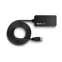 Lindy 43159 huby i koncentratory USB 3.2 Gen 1 (3.1 Gen 1) Type-A 5000 Mbit/s Czarny