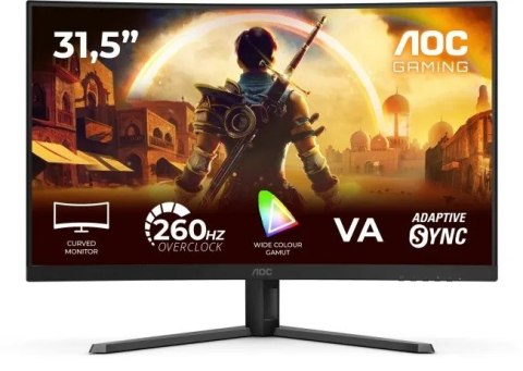 Monitor AOC C32G42ZE (31.5" /VA /240Hz /1920 x 1080 /Czarny)