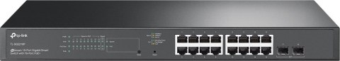 Switch TP-Link TL-SG2218P L2/L2+ Gigabit Ethernet (10/100/1000) Obsługa PoE 1U Czarny