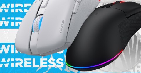 HATOR Pulsar 3 Wireless myszka Gaming Oburęczny RF Wireless + Bluetooth + USB Type-C Optyczny 12000 DPI