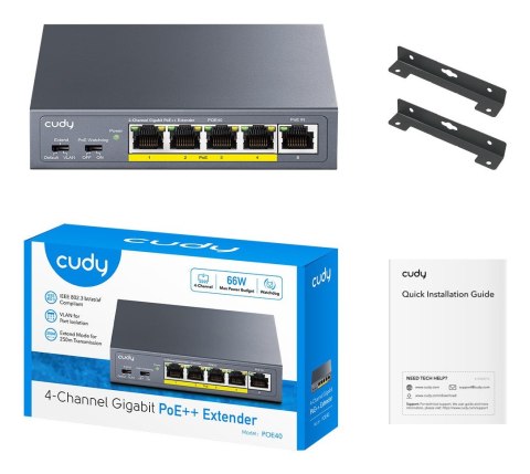 Cudy POE40 adapter PoE Gigabit Ethernet