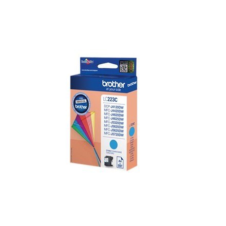 Brother Brat LC | 223C | Cyjan | Kartusz z atramentem | 550 stron