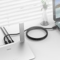 Kabel sieciowy Ethernet CAT6 1000Mbps RJ45 internetowy LAN okrągły 2 m - czarny