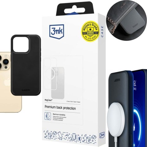 Etui Apple iPhone 14 Pro - 3mk Hardy Apple Silky Leather MagCase