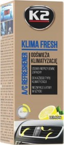 K2 KLIMA FRESH LEMON Odświeżacz Do Klimatyzacji I Nawiewów 150ml K222