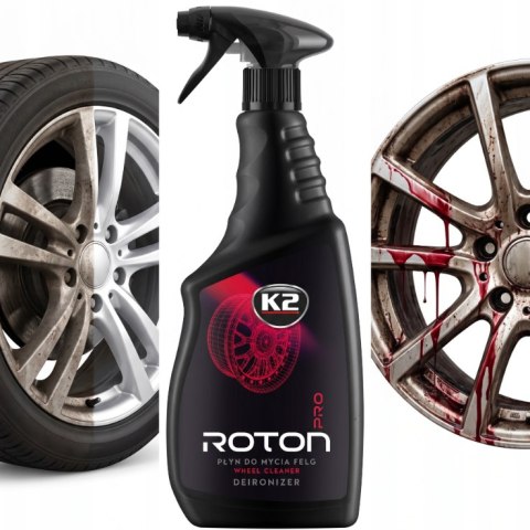 K2 Płyn Do Mycia Felg ROTON PRO Krwawa Felga Neutralne PH 750ml D1002