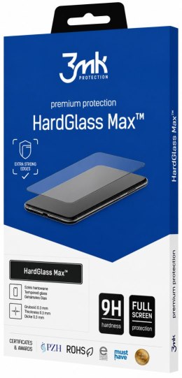 Szkło Hartowane Wzmocnione Samsung Galaxy S24/S25 - 3mk HardGlass Max Black