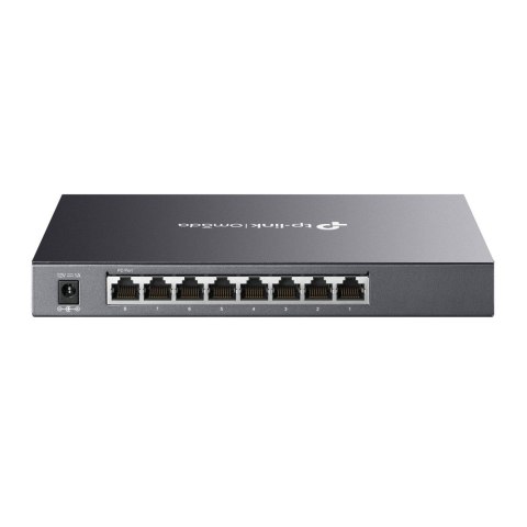 TP-Link Omada SG2008 przełącznik sieciowy Zarządzany L2/L2+ Gigabit Ethernet (10/100/1000) Czarny