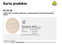 KLINGSPOR KRĄŻEK 150 PS33CK gr. 60 OTW.GLS3/100 szt. SZPACHLA