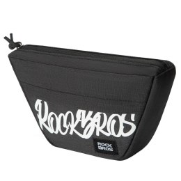 Torba rowerowa na kierownicę trapezoidalna 0.7 l - czarna