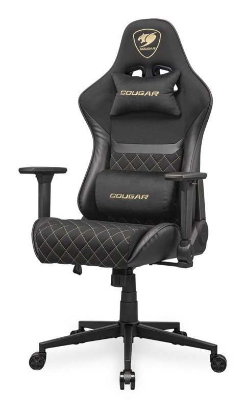 COUGAR CGR-A2F-GLB Uniwersalny fotel dla gracza Wyściełane siedzisko tapicerowane Czarny, Złoto