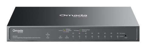 TP-Link Omada ES210GP przełącznik sieciowy Zarządzany L2 Gigabit Ethernet (10/100/1000) Obsługa PoE DIN rail Czarny