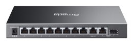 TP-Link Omada ES210GP przełącznik sieciowy Zarządzany L2 Gigabit Ethernet (10/100/1000) Obsługa PoE DIN rail Czarny