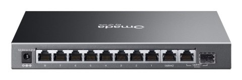 TP-Link Omada ES210GP przełącznik sieciowy Zarządzany L2 Gigabit Ethernet (10/100/1000) Obsługa PoE DIN rail Czarny