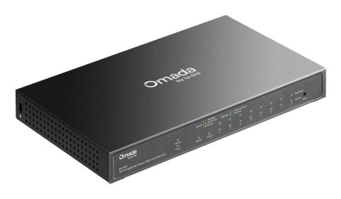 TP-Link Omada ES210GP przełącznik sieciowy Zarządzany L2 Gigabit Ethernet (10/100/1000) Obsługa PoE DIN rail Czarny