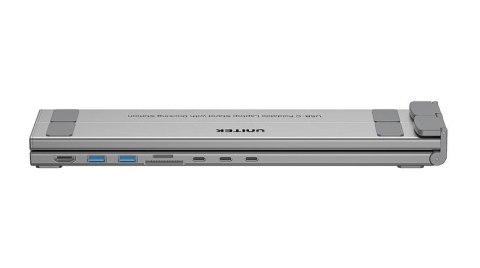 UNITEK PODSTAWKA POD LAPTOP REGULOWANA + HUB USB-C/A, HDMI 2.0, PD 100W
